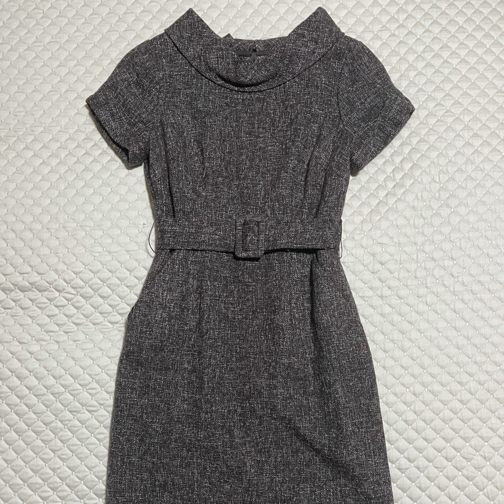 Banana Republic Chocolate Tweed Sheath Dress